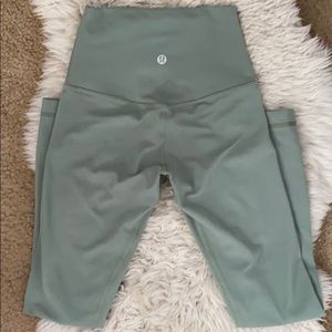 Lululemon align leggings in Willow Green